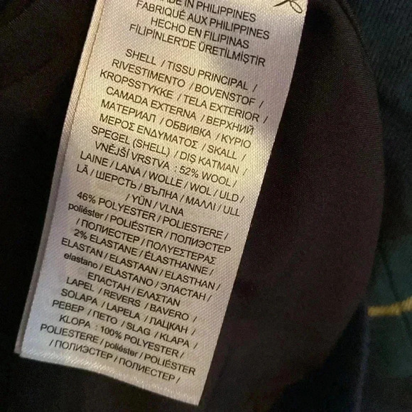 Ralph Lauren Black label womens plaid blazer - size 10 - single button close - Picture 5 of 8